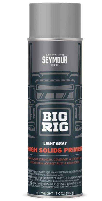 Big Rig Professional Coatings Spray Paint, Light Gray Primer