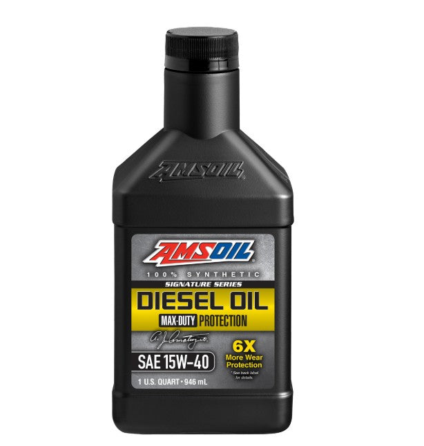 AMSOIL SIGNATURE SERIES 15W-40 100% SYNTHETIC MAX-DUTY DIESEL OIL