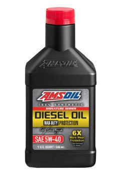AMSOIL SIGNATURE SERIES 5W-40 100% SYNTHETIC MAX-DUTY DIESEL OIL
