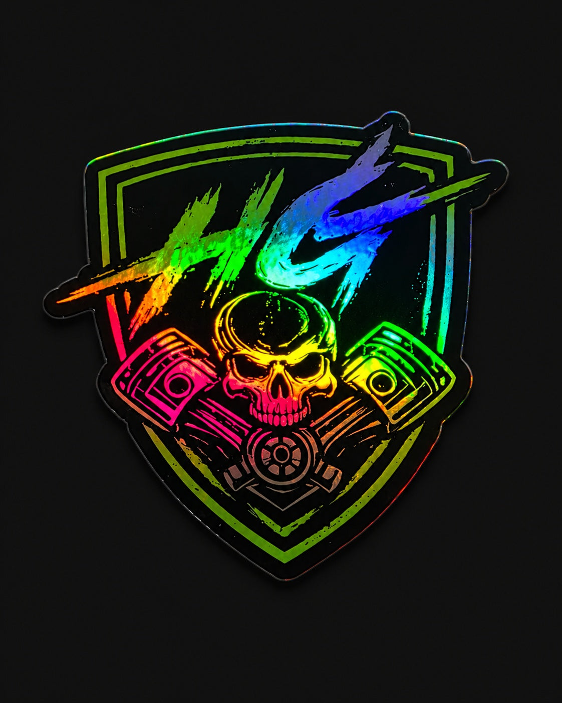 3" Holographic Logo Sticker