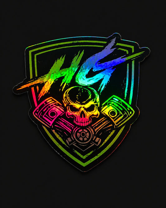 3" Holographic Logo Sticker
