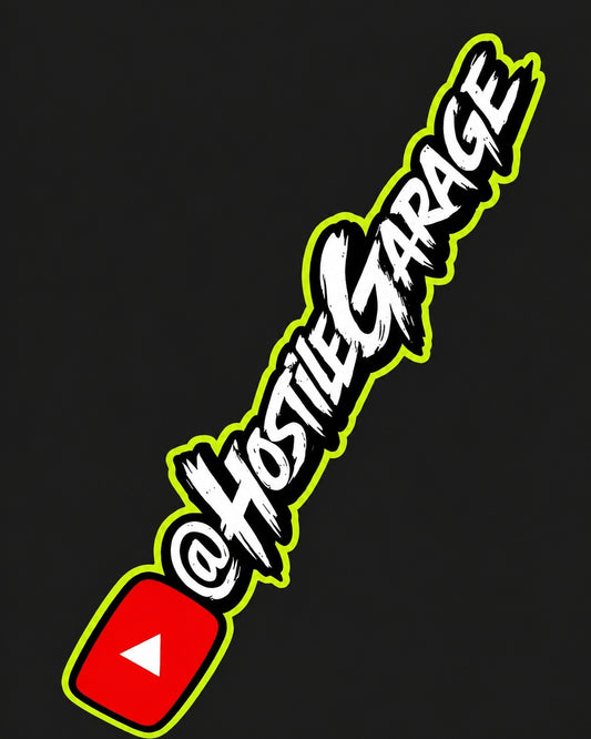 9" Youtube Sticker